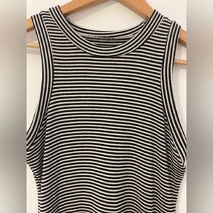 Summersalt The Softest Ribbed Racerback Tank - Black Stripe